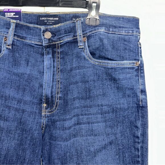 Lucky Brand 36 x 30 412 Athletic Slim Blue Stark Jeans - Picture 7 of 14